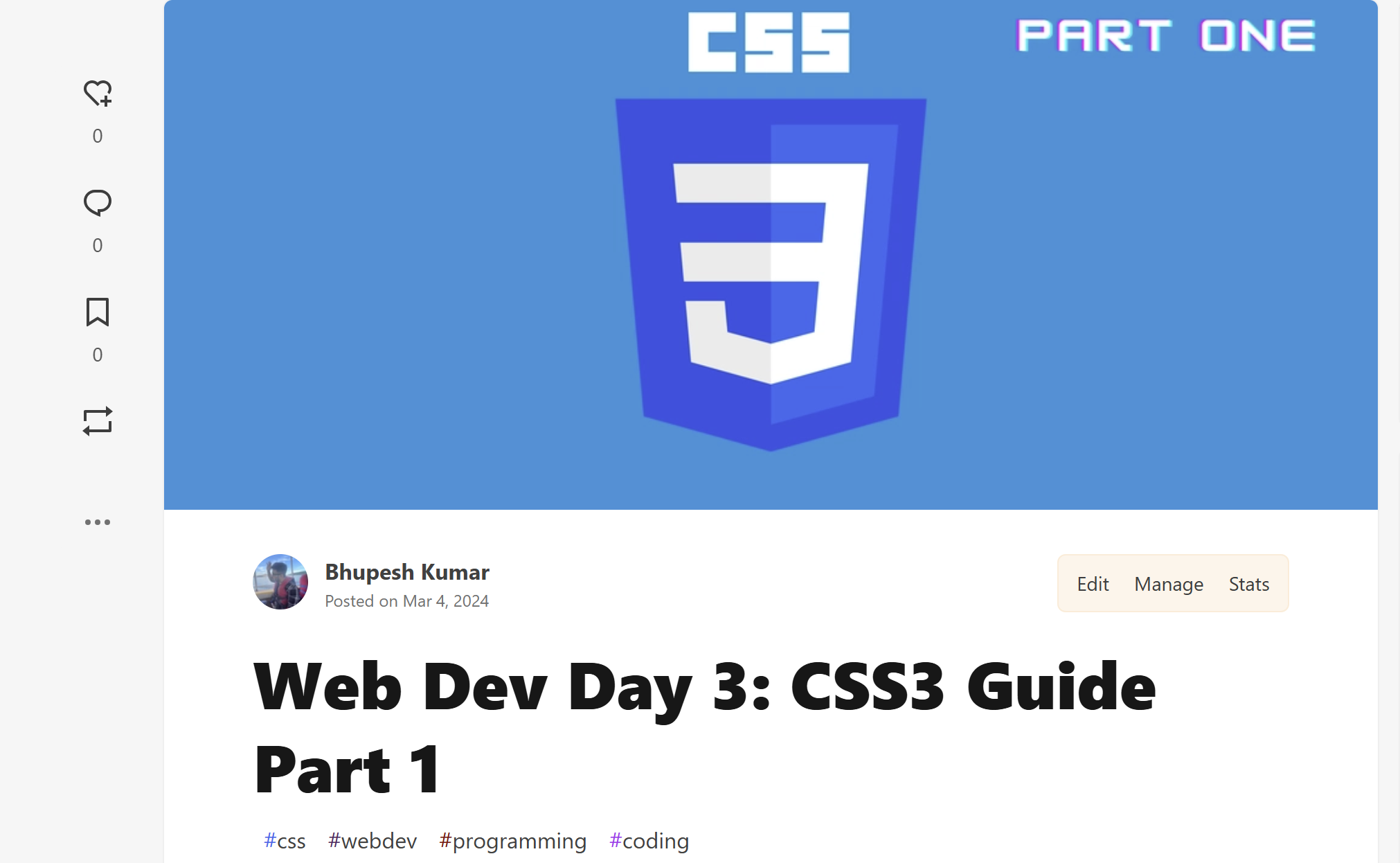 CSS3 Guide Post Cover