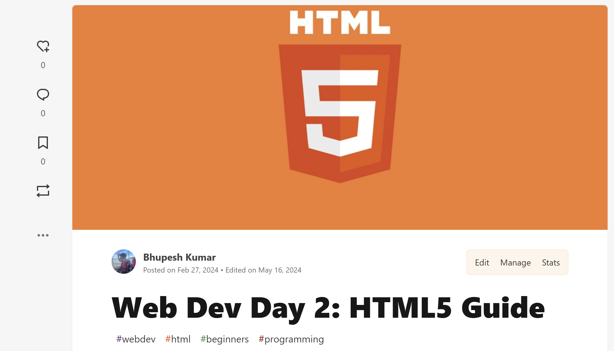 HTML5 Guide Post Cover